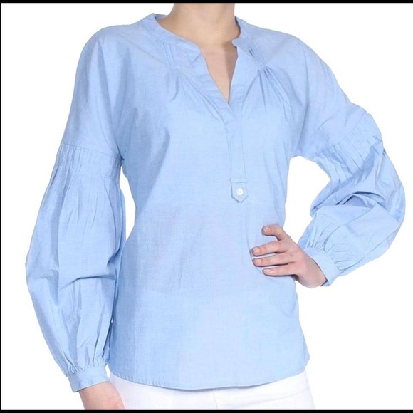 NWT joie chambray shirt M - Picture 2 of 8